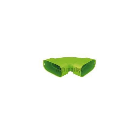Xch 50x100 - coude horizontal pour reseaux clip & go section 50x100