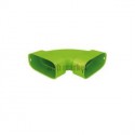 Xch 60x130 - coude horizontal pour reseaux clip & go section 60x130