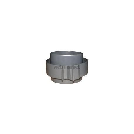 Rd pe cr - raccord droit en plastique pour reseaux clip & go diamètre 125