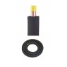 COURONNE TUBE CU08 1/2 ISOLE NOIR BS3D0 (M1) 19MM 30M