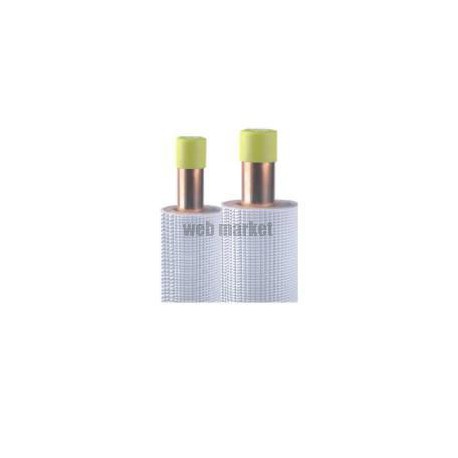 COURONNE TUBE CU0708 1/4-5/8 ISOLE PE BLANC 05M
