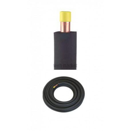 COURONNE TUBE CU 5/8 ISOLE BS3D0 (M1) NOIR 13MM 13M