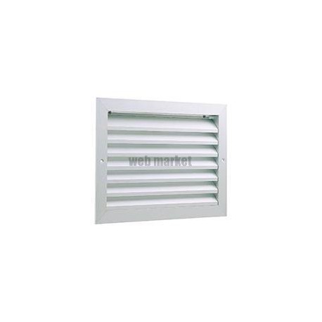 Gae25 400x200 - grille extérieure alu pas 25mm400x200