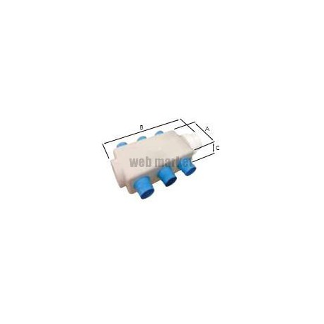 Neocd 80 s - caisson de distribution pour conduits souples soufflage air neuf