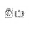 Vcm easy 150 3v - ventilateur individuel permanent en conduits diamètre 150