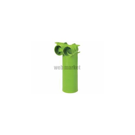 Xcmv 90 - coude mixte vertical pour reseaux clip & go diamètre 90/125
