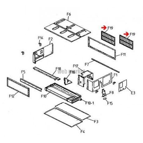 FILTRE A AIR 3P43836-2-Daikin