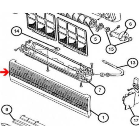 GRILLE DE PROTECTION AVANT