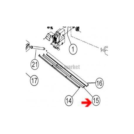Volet bas - Pièce de rechange origine fabricant