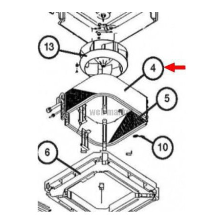 Evaporateur - Pièce de rechange origine fabricant