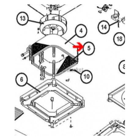 Evaporateur - Pièce de rechange origine fabricant