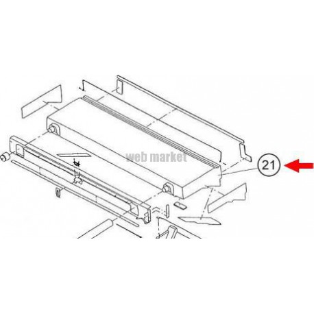 Bac de récupération des condensats - Pièce de rechange origine fabricant