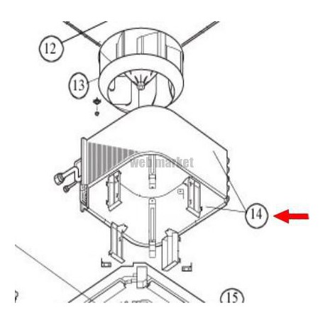 Evaporateur - Pièce de rechange origine fabricant