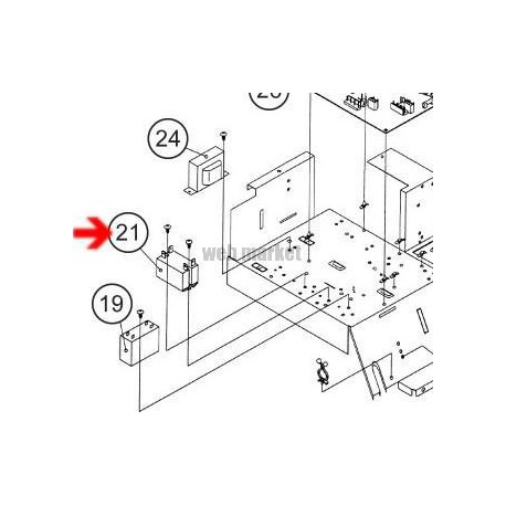 Relais de puissance - Pièce de rechange origine fabricant