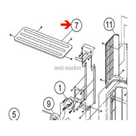 Toit - Pièce de rechange origine fabricant