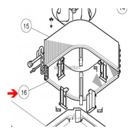 Evaporateur - Pièce de rechange origine fabricant