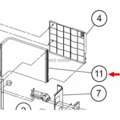 Condenseur - Pièce de rechange origine fabricant