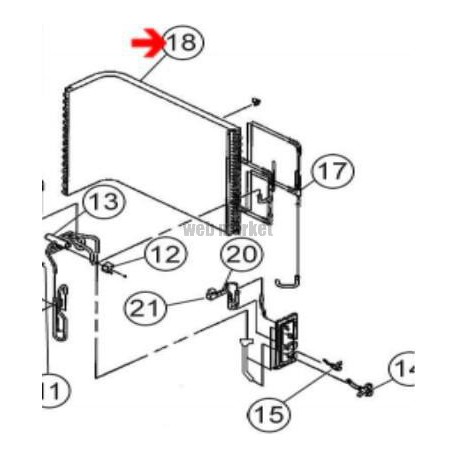 Condenseur - Pièce de rechange origine fabricant