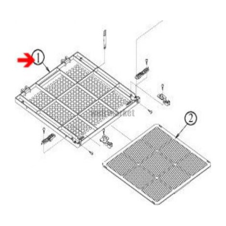GRILLE DE PROTECTION AVANT