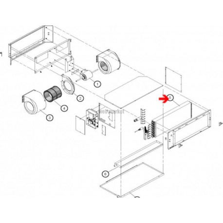 Evaporateur - Pièce de rechange origine fabricant