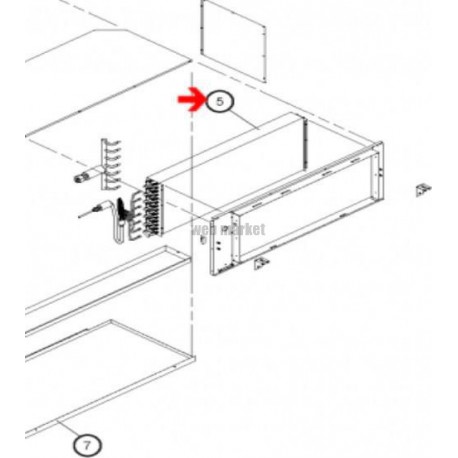 Evaporateur - Pièce de rechange origine fabricant