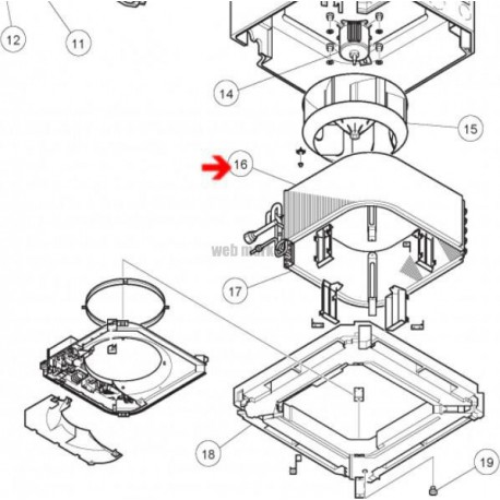 Evaporateur - Pièce de rechange origine fabricant