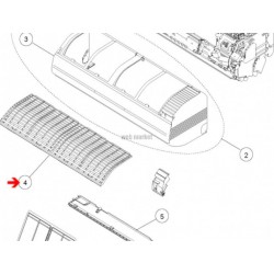 Grille de reprise - Pièce de rechange origine fabricant
