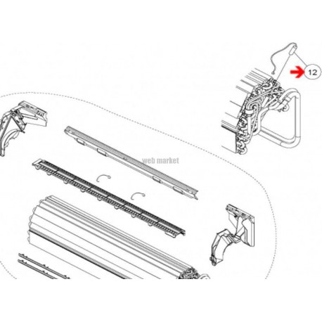 Sonde évaporateur - Pièce de rechange origine fabricant