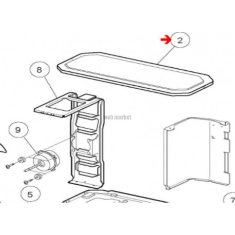 Toit - Pièce de rechange origine fabricant
