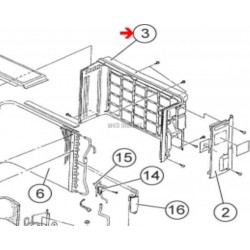 Façade arrière - Pièce de rechange origine fabricant