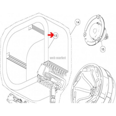 Evaporateur - Pièce de rechange origine fabricant