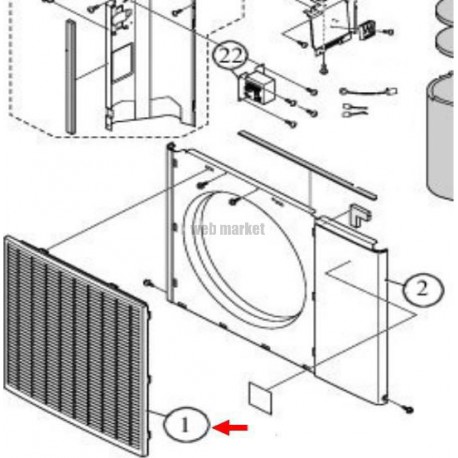 GRILLE DE PROTECTION AVANT