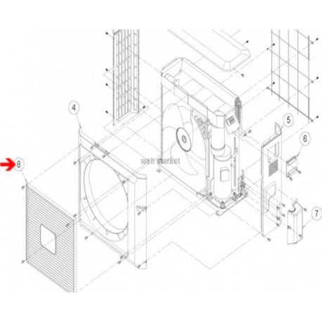 GRILLE DE PROTECTION HELICE