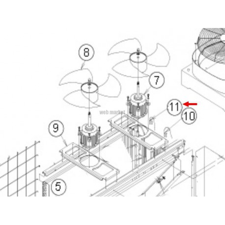 Sonde condenseur - Pièce de rechange origine fabricant