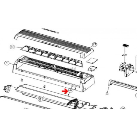 Evaporateur - Pièce de rechange origine fabricant