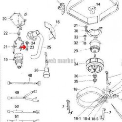 VIS  MOTEUR VENTIL  M5X27.5  R4913203-1-Daikin