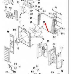 ECROU FIXATION HELICE-Daikin
