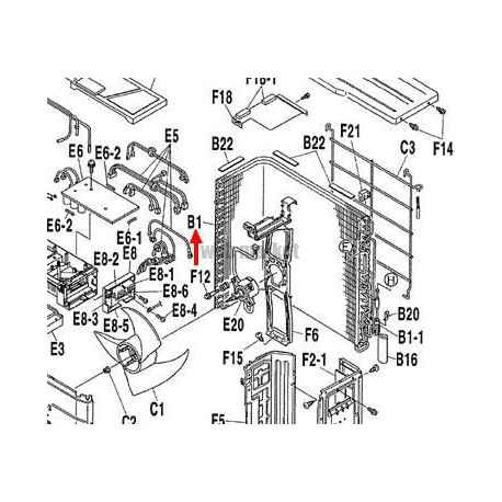 ENSEMBLE CONDENSEUR  A AIR . 3P082141-7-Daikin