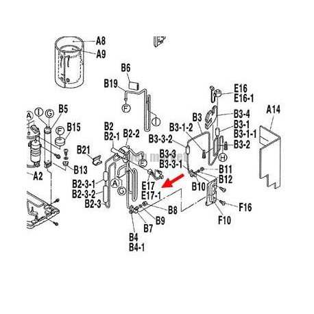 BOBINE DE VANNE 4 VOIES 3P166476-1-Daikin