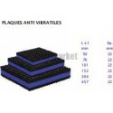 PLAQUE ANTI VIBRATION 150X150X22MM