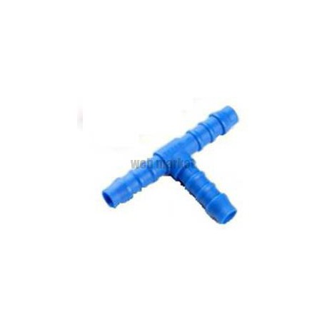 RACCORD TE CANNELE POUR TUBE CLAIR 4-6MM