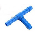 RACCORD TE CANNELE POUR TUBE CLAIR 6-9MM