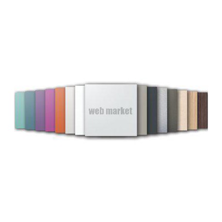 Plaque design pour la grille fixe ColorLINE® D 80 ou D 125 mm - grège