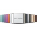 Plaque design pour la grille fixe ColorLINE® D 80 ou D 125 mm - grège