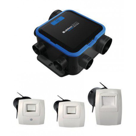 Groupe VMC simple flux EasyHOME Hygro COMPACT Premium Micro Watt MW