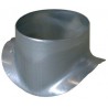 ALDES Piquage équerre circulaire galvanisé - Diamètre 80/200