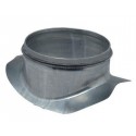 ALDES Piquage équerre circulaire galvanisé à joint - Diamètre 160/315