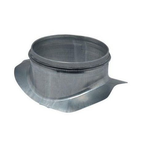 ALDES Piquage équerre circulaire galvanisé à joint - Diamètre 160/355-450