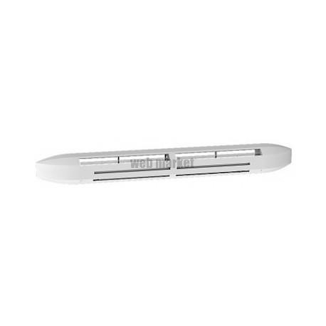 Eh 5/45+g -37 ga - entrée d'air hygro. acoust. 5/45+grille - 37db gris antracit.