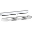 Eh 5/45 +ra+ c-42bl - entrée d'air hygro. acoust. 5/45+rallonge+caf - 42db blanc